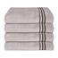 Schiesser Handtuchset Skyline Color - 4-teilig - 50 x 100 cm - Hellgrau