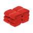 Superior Handtuch-Set, ägyptische Baumwolle, 33 x 33 cm, Rot, 6-teilig