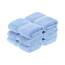 Superior - 6-teiliges Gesichtshandtuchset, Baumwolle, hellblau, 900 g