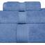 Superior Handtuch-Set aus massiver ägyptischer Baumwolle, Handtuch 50,8 x 76,2 cm, Badetuch 76,2 x 139,7 cm, Waschlappen 33 x 33 cm, Jeansblau, 3-teilig