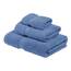 Superior Handtuch-Set aus massiver ägyptischer Baumwolle, Handtuch 50,8 x 76,2 cm, Badetuch 76,2 x 139,7 cm, Waschlappen 33 x 33 cm, Jeansblau, 3-teilig