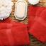 Superior Handtuch-Set, ägyptische Baumwolle, 33 x 33 cm, Rot, 6-teilig