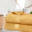 Superior Handtücher aus ägyptischer Baumwolle, ultraweiche Handtücher, Dickes Plüsch, saugfähig, schwer, Gästebad, Hotel, Spa, Badezimmer, Duschbasics, 2er-Set, Gold