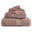 Superior, ägyptische Baumwolle, 3-teiliges Handtuch-Set, 1 Badetuch, 1 Handtuch, 1 Gesichtshandtuch/Waschlappen, schwer, ultraweiche Handtücher, dicker Plüsch, Gästebad, Spa, Hotelbad, lila (Gedämpfte
