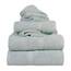 Superior - 6-teiliges Handtuchset, 900 Gramm, Baumwolle, gischtfarben