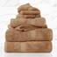 Superior - 6-teiliges Handtuchset, 900 Gramm, Baumwolle, rostfarben