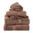 Superior - 6-teiliges Handtuchset, 900 Gramm, Baumwolle, schokoladenfarben