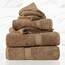 Superior - 6-teiliges Handtuchset, 900 Gramm, Baumwolle, lattefarben