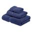 Superior - 3-teiliges Handtuchset aus Baumwolle, 900 Gramm, Marineblau