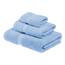 Superior - Handtuchset, Baumwolle, hellblau, 900 g, 3-teilig
