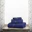 Superior - 3-teiliges Handtuchset aus Baumwolle, 900 Gramm, Marineblau