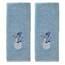 SKL Home Handtuch Duschvorhang-und Haken-Geschenk-Set, Baumwolle, blau, 2