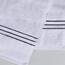 Superior - Hotelkollektion, luxuriöses Handtuchset, 100% Baumwolle, weiß/Marineblau, 900 Gramm, 6-teilig