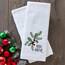 SKL Home Hello Winter Holly 3D Badetuch (2er-Pack)