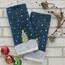 SKL Home Handtuch-Set für Weihnachten/Winter, Schlichtes Baum, 2-teiliges Set für Bad/Küche und Geschenk, Blaugrün