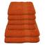 Julie Julsen 6 TLG Handtuchset 2 Badetücher 4 Handtüche Reine Baumwolle über 30 Farben Terracotta