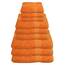 Julie Julsen 9 TLG Handtuchset 3 Badetücher 3 Handtücher 3 Gästetücher Reine Baumwolle über 30 Farben Orange