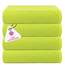 Casa Copenhagen 4-teiliges Geschenkset XL Designer Handtüchern aus 100% ägyptischer Baumwolle- Electric Green, 70x140 cm, 4Badetücher für Badezimmer (perfekte Geschenkset für Damen & Herren)