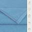 Casa Copenhagen EcoPop – 4-teiliges Geschenkset aus 100% Baumwolle: Große Designer-Handtücher – Dusty Blue, 55" x 27", 4 Badetücher für das Badezimmer (in Geschenkbox, Set für Damen & Herren)