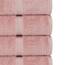 Chakir Turkish Linens | Hotel- & Spa-Qualität 100% Baumwolle Premium türkische Handtücher | weich und saugfähig (4-teilige Badetücher, Rosa)