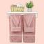 Chakir Turkish Linens 100% Baumwolle Premium Türkische Handtücher für Badezimmer | 2 Badetücher - 2 Handtücher, 2 Waschlappen (6-teiliges Handtuch-Set, Rosa)