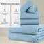 Casa Copenhagen, 6teiliges Designer Handtuch Geschenkset aus 100% ägyptischer Baumwolle -Rostblau, 600 g/m² (2Badetücher, 2Handtücher, 2Waschhandschuhe) Geschenkbox für Damen & Herren