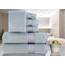 Casa Copenhagen 6-teiliges Set aus 100% Baumwolle – Aschgrau, 600 g/m², 2 Badetücher, 2 Handtuchtücher, 2 Waschlappen aus ägyptischer Baumwolle, ultraweiches Luxus-Set fürs Badezimmer