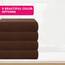 Casa Copenhagen EcoWave 4-teiliges Designer-Handtuch-Geschenkset – 100% Baumwolle, groß -Toffee, 55"x27", 4 Badetücher für das Badezimmer (In Geschenkbox- das perfekte Geschenkset für Damen & Herren)