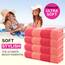 Casa Copenhagen Malibu Handtücher 4-Stück Geschenkset aus – Rosa Strandtüchern, 75x150 cm extragroße Pooltüchern 100% Baumwolle (perfekte Sommer Geschenkset für Damen & Herren)