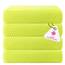 Casa Copenhagen Wave Textured 4-teiliges Geschenkset XL Designer Handtüchern aus 100% ägyptischer Baumwolle- Neongrün, 70x140 cm, 4Badetücher für Badezimmer (perfekte Geschenkset für Damen & Herren)