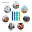 Casa Copenhagen Monaco Handtücher 4-Stück Geschenkset aus – Regenbogengrün Strandtüchern, 75x150 cm extragroße Pooltüchern 100% Baumwolle (perfekte Sommer Geschenkset für Damen & Herren)
