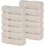 Superior Gesichtshandtuch/Waschlappen-Set aus Baumwolle, kleine Gesichtstücher, Spa, Hotel, Gäste, Zuhause, Badezimmer, Basics, Plüsch, weich, saugfähig, luxuriös, schnell trocknend, Zero Twist