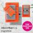 Casa Copenhagen, 6teiliges Designer Handtuch Geschenkset aus 100% ägyptischer Baumwolle –Grau Rot, 600 g/m² (2Badetücher, 2Handtücher, 2Waschhandschuhe) Geschenkbox für Damen & Herren
