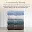 Springtree Home Badetuch-Set aus 100% Baumwolle, 4-teilig, blaue Handtücher, geometrisches strukturiertes Design, saugfähig & schnelltrocknend, 4 Badetücher, Oeko-TEX Standard 100 Baumwolle