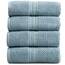 Springtree Home Badetuch-Set aus 100% Baumwolle, 4er-Set | Geometrisches Strukturdesign | Superweich und saugfähig mit schnell trocknenden Fasern | Öko-Tex-Standard 100, Myla-Kollektion