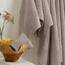 Springtree Home Badetuch 4er Set aus 100% Baumwolle | Badetücher braun | geometrisches strukturiertes Design | saugfähig & schnelltrocknend | 4 Badetücher | Oeko-TEX Standard 100 Baumwolle |