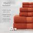 NY Loft Handtuch-Set aus 100 % Baumwolle, 6-teilig, super weich und saugfähig, schnell trocknend, 2 Badetücher, 2 Handtücher und 2 Waschlappen, strukturierte und strapazierfähige Baumwolle,