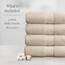 NY Loft Badetuch aus 100 % Baumwolle, superweich und saugfähig, schnell trocknend, strukturierte und strapazierfähige Baumwolle, dicke Premium-Handtücher, Trinity-Kollektion, 4 Stück Badetücher,