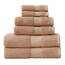 NY Loft Handtuch-Set aus 100 % Baumwolle, 6-teilig, super weich und saugfähig, schnell trocknend, 2 Badetücher, 2 Handtücher und 2 Waschlappen, strukturierte und strapazierfähige Baumwolle, 6-teiliges