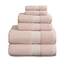 NY Loft Handtuch-Set aus 100 % Baumwolle, 6-teilig, super weich und saugfähig, schnell trocknend, 2 Badetücher, 2 Handtücher und 2 Waschlappen, strukturierte und strapazierfähige Baumwolle,