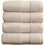 NY Loft Badetuch aus 100 % Baumwolle, superweich und saugfähig, schnell trocknend, strukturierte und strapazierfähige Baumwolle, dicke Premium-Handtücher, Trinity-Kollektion, 4 Stück Badetücher,