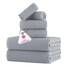 Casa Copenhagen, 6teiliges Designer Handtuch Geschenkset aus 100% ägyptischer Baumwolle – Karamella, 550 g/m² (2Badetücher, 2Handtücher, 2Waschhandschuhe) Geschenkbox für Damen & Herren