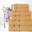 Casa Copenhagen, 6teiliges Designer Handtuch Geschenkset aus 100% ägyptischer Baumwolle -Naturweiß, 500 g/m² (2Badetücher, 2Handtücher, 2Waschhandschuhe) Geschenkbox für Damen & Herren
