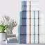 Casa Copenhagen, 6teiliges Designer Handtuch Geschenkset aus 100% ägyptischer Baumwolle – Grauer Denim, 600 g/m² (2Badetücher, 2Handtücher, 2Waschhandschuhe) Geschenkbox für Damen & Herren