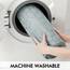MIULEE WC Teppich Badematte Memoryschaum Badezimmerteppich rutschfeste Badteppich Wasserabsorbierend Badvorleger Schnelltrocknend Waschbar Duschvorleger für Toilette 50x40cm Hellgrau