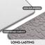 MIULEE Geometrische Badematte Memoryschaum Badezimmerteppich Badteppich Memory Foam Duschvorleger Teppich Badvorleger Fussmatte rutschfeste Matte für Badezimmer Wohnzimmer 40x60 cm Grau