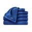 Lacoste Heritage Supima Cotton Handtuch-Set, 6-teilig, 2 Badetücher, 2 Handtücher, 2 Waschlappen, Surf Blue - sehr saugfähig & schnell trocknend, Badezimmer-Essential, maschinenwaschbar
