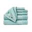 Lacoste Heritage Supima Cotton Handtuch-Set, 6-teilig, 2 Badetücher, 2 Handtücher, 2 Waschlappen, Mint - sehr saugfähig & schnell trocknend, Badezimmer-Essential, maschinenwaschbar