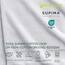 Lacoste Heritage-Supima-Baumwollduschtuch, Weiß, XL, 88,9 x 177,8 cm