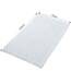 Decomira Badematte rutschfest | Als Badteppich Set kombinierbar | Badezimmer-Teppich Bad-Vorleger waschbar aus Chenille | Duschvorleger für Dusche, Badewannen, WC Deko | Weiss - 70x120 cm